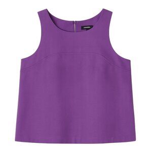 BANANA REPUBLIC Magenta Sleeveless Cutaway Tank Top - Size Medium